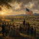 colonial times on hillside teaching children and adults