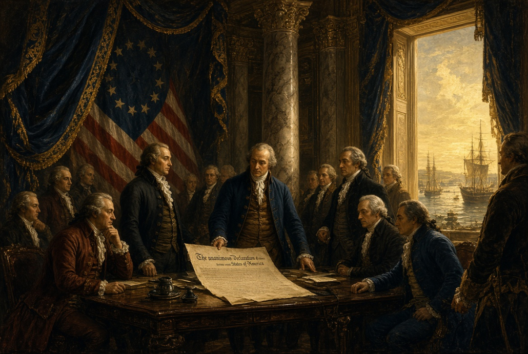 establishing america painting